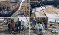 Poço perfurado na areia com sistema de utilização de fluidos/lama, para CASAN! Poço perfurado na areia com sistema de utilização de fluidos/lama, para CASAN!